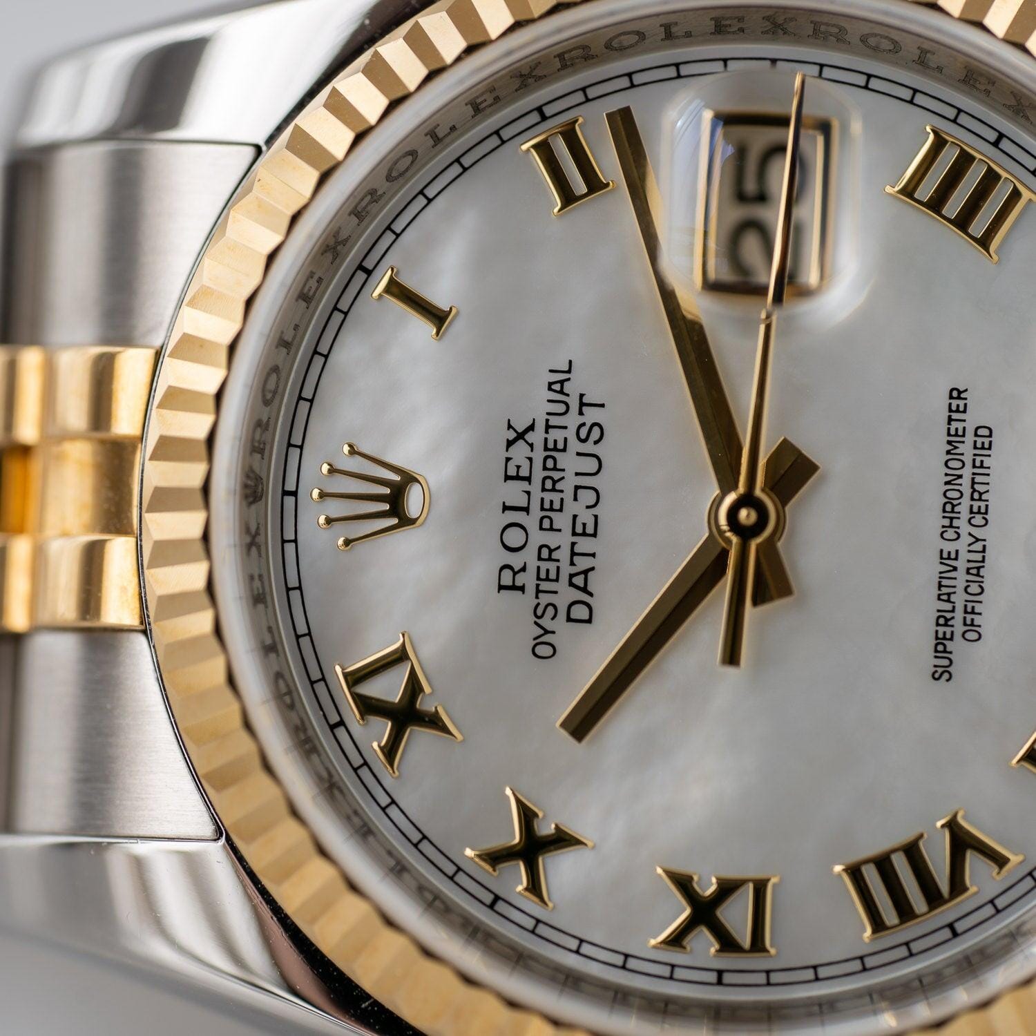 ROLEX Oyster Perpetual Datejust 116233NR MOP Dial - Arbitro