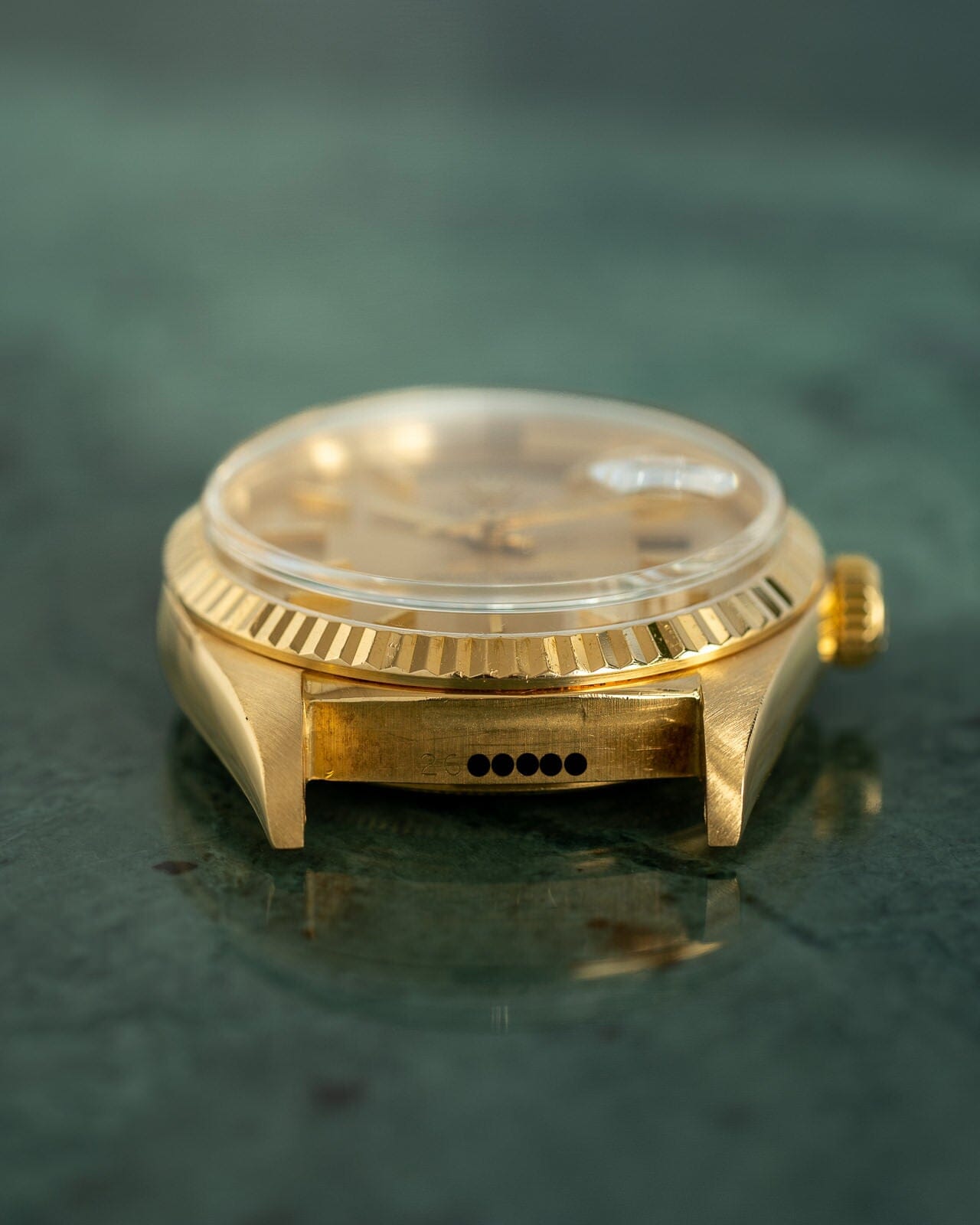 Rolex Day Date 1803 YG Champagne Dial 1970s ARBITRO