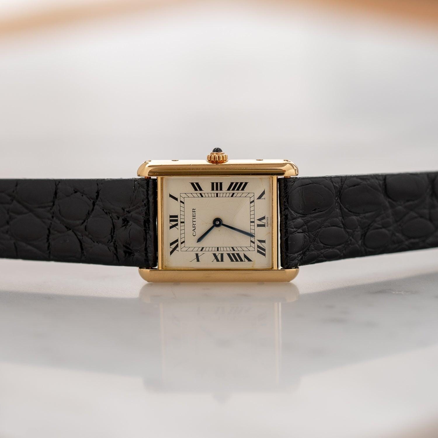 タンク ルイ カルティエ LM QZ / CARTIER Tank Louis Cartier LM 1980s | ARBITRO