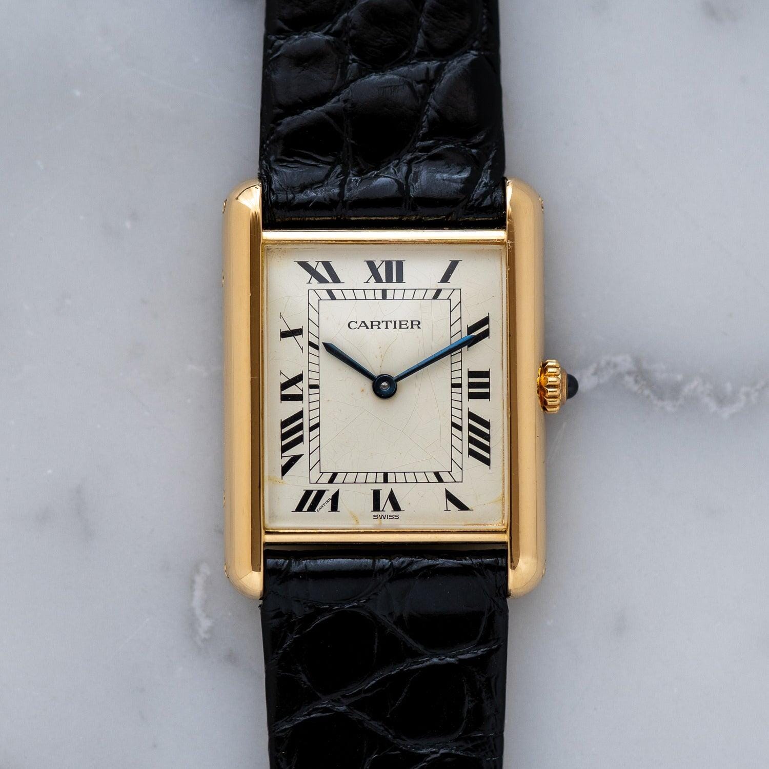 Cartier tank 1980 new arrivals